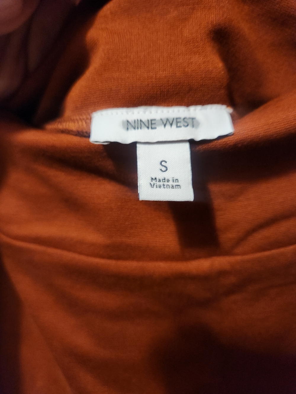 Nine West Rust Orange Pencil Skirt - Picture 3 of 5